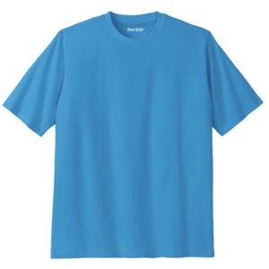 Electric Turquoise Men's Big & Tall T-shirt 5xlt